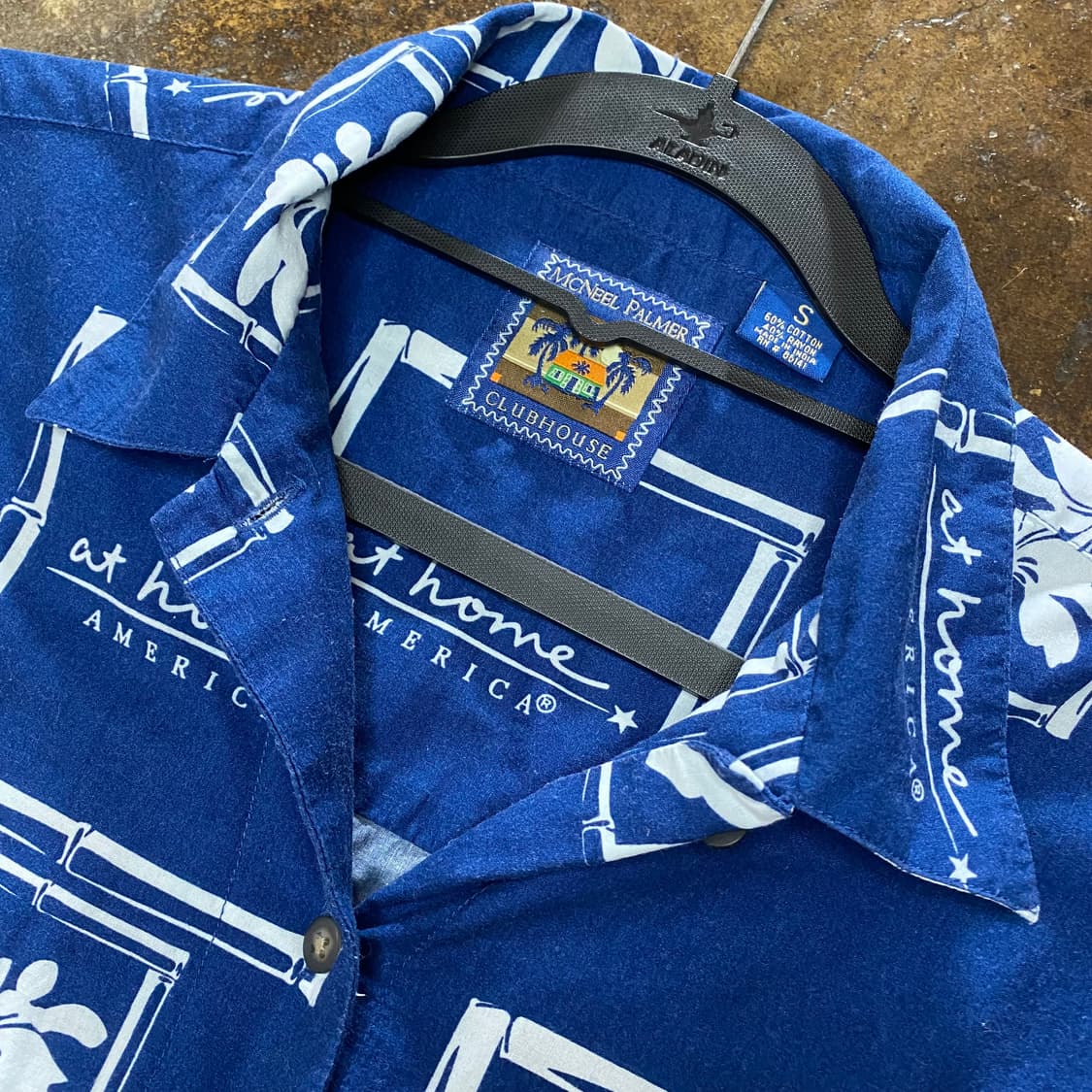 빈티지 야자수 반팔 셔츠 상품이미지2