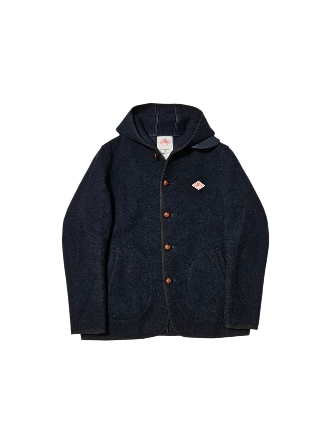 단톤 Danton 후디드 울코트 네이비 42 상품이미지1