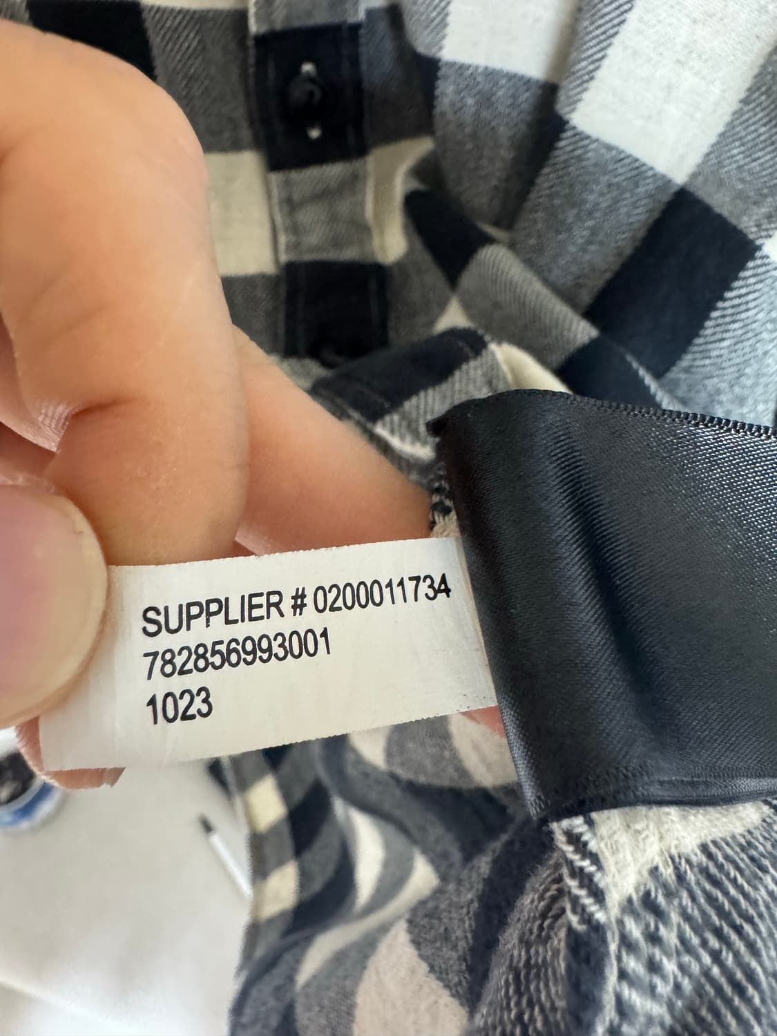 L RRL 버팔로 체크 트윌 워크 블랙 화이트 체크 셔츠 상품이미지6