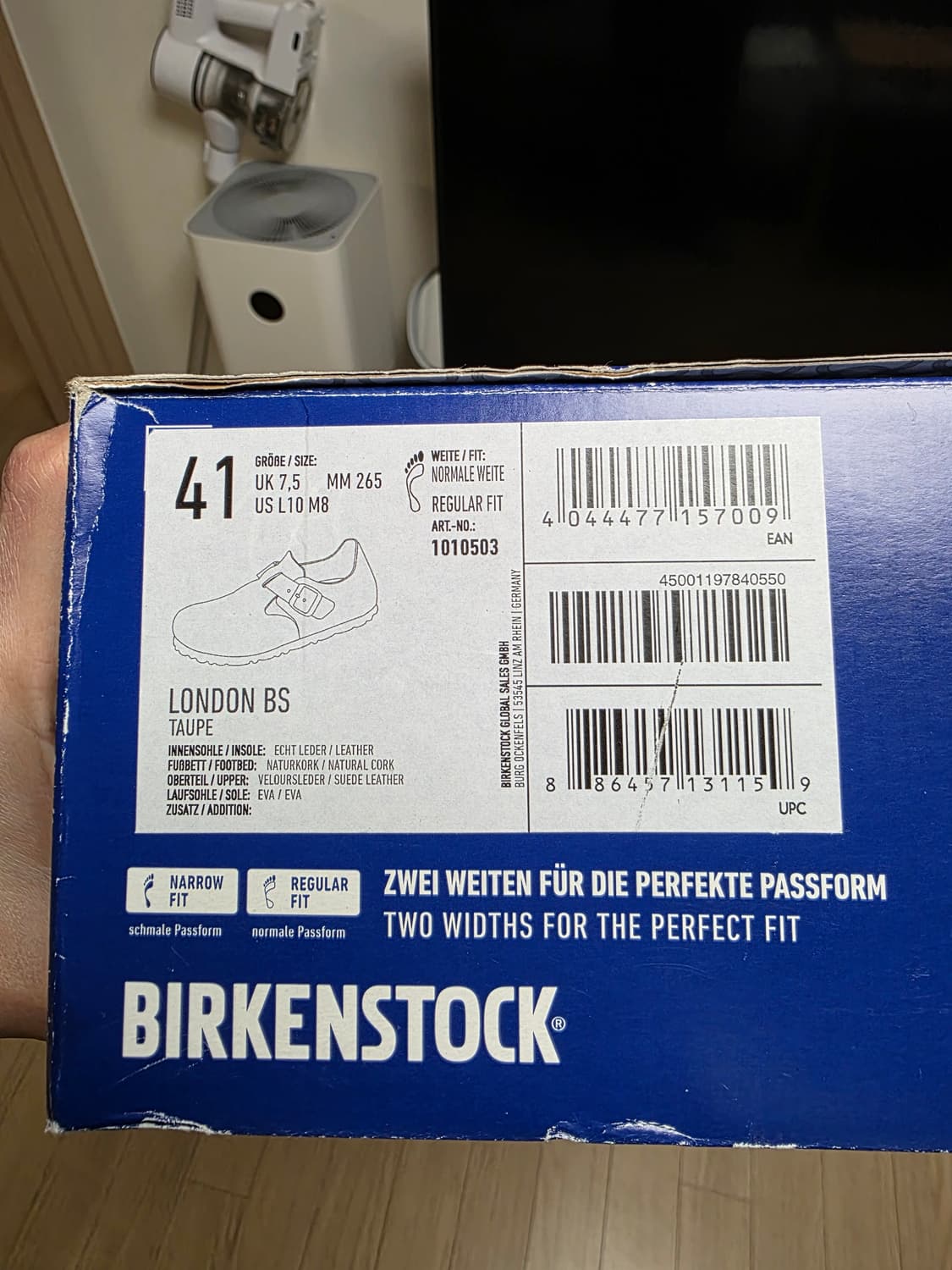 버켄스탁 런던 타우페 41(265) 판매합니다 상품이미지3