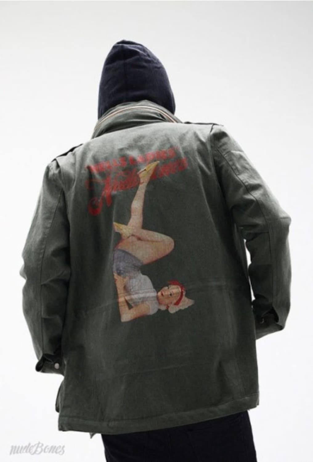 누드본즈 핀업걸 m65자켓/M 상품이미지5