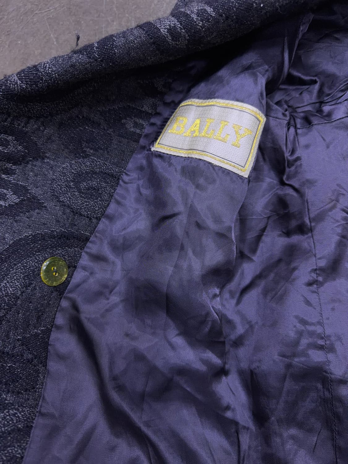 발리 울 라나 빈티지 패턴 레트로 더블 블레스트 코트 M 상품이미지8