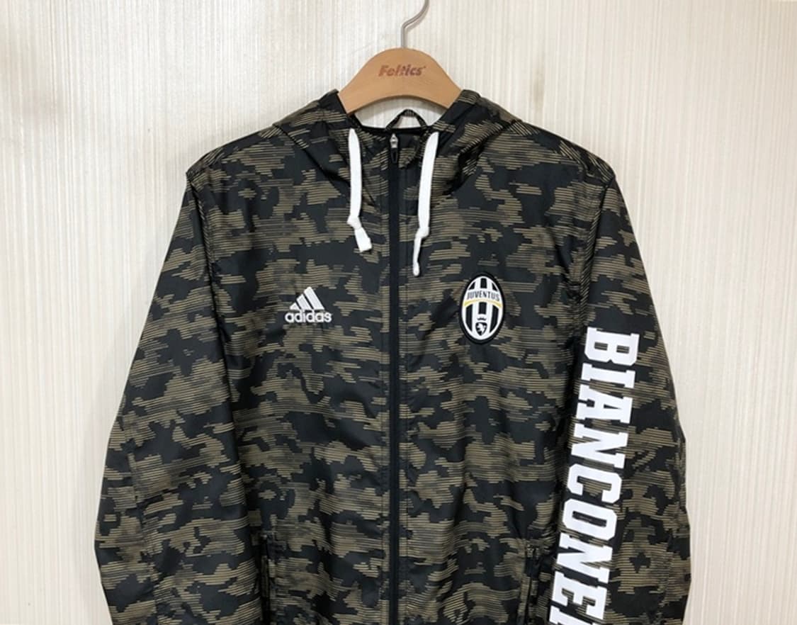 아디다스 15-16 유벤투스 윈드브레이커/후드자켓 블랙X카모 95 상품이미지2