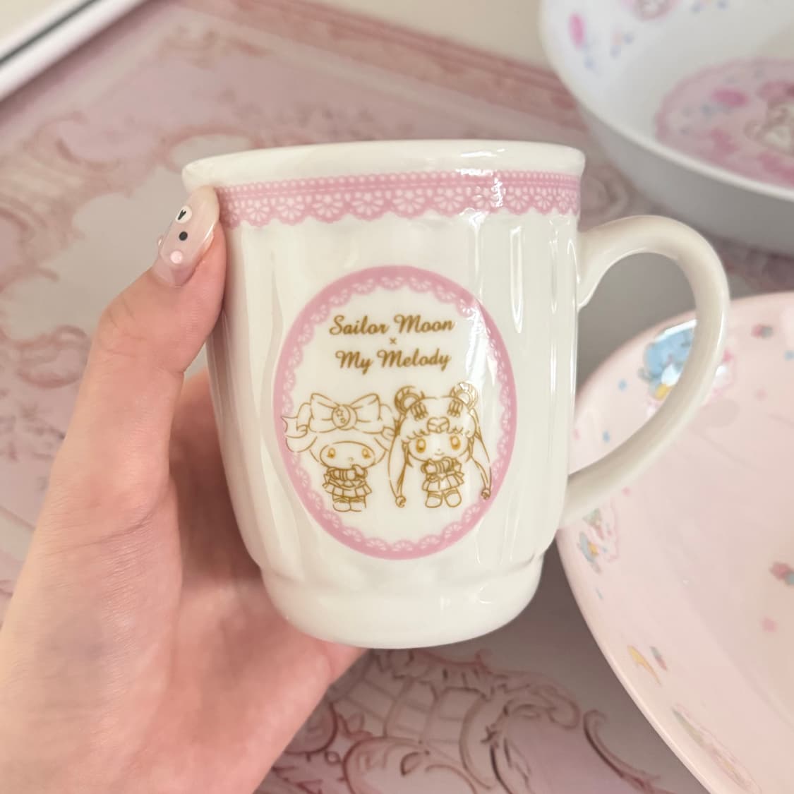 [새상품] 고전 산리오 마멜 세일러문 머그컵 상품이미지1