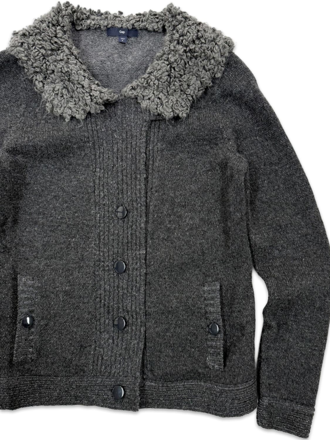 빈티지 GAP 다크 그레이 니트 가디건 상품이미지4