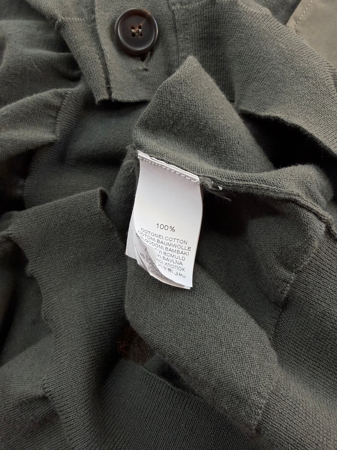 .105/ 브루넬로쿠치넬리 원포켓 울 가디건 상품이미지8