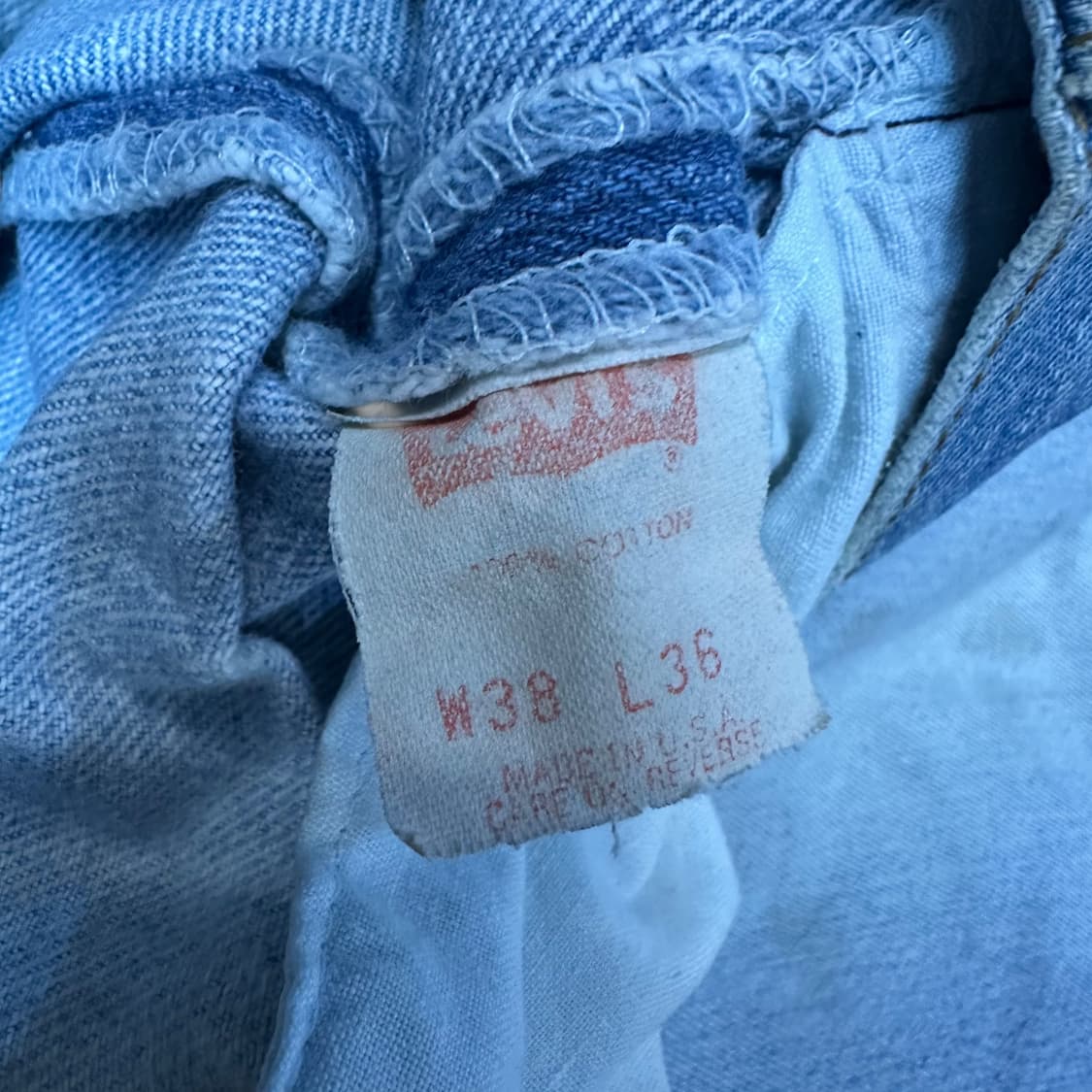 리바이스 501xx 빈티지 워싱 데님 팬츠 상품이미지6