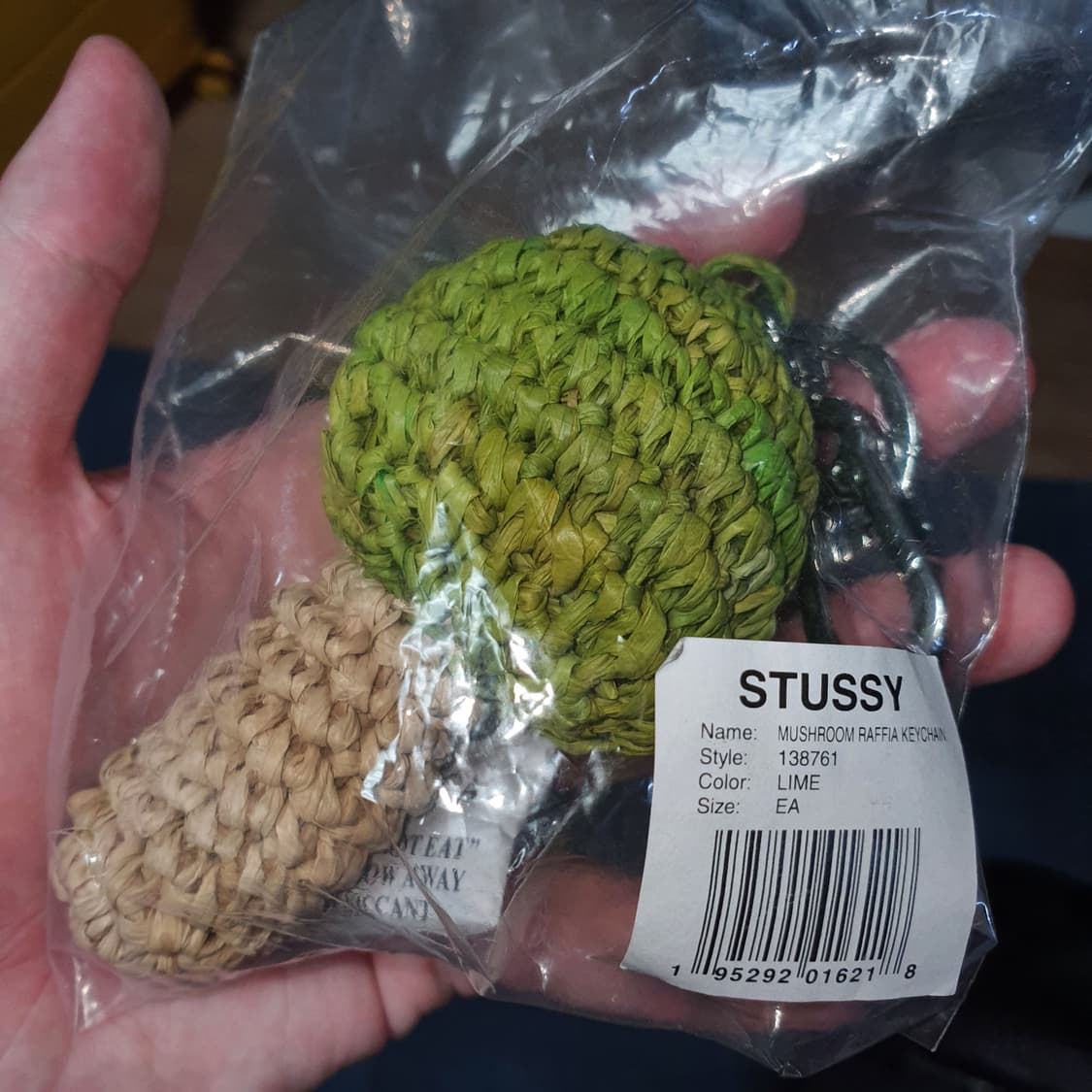 스투시 머쉬룸 라피아 키체인 상품이미지2