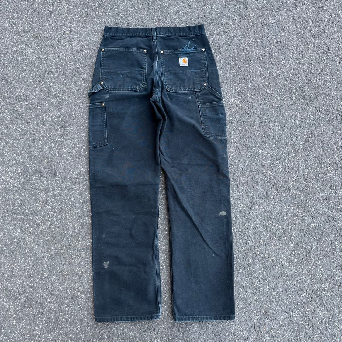 OG USA 칼하트 B01 BLK 더블니 카펜터팬츠 상품이미지5