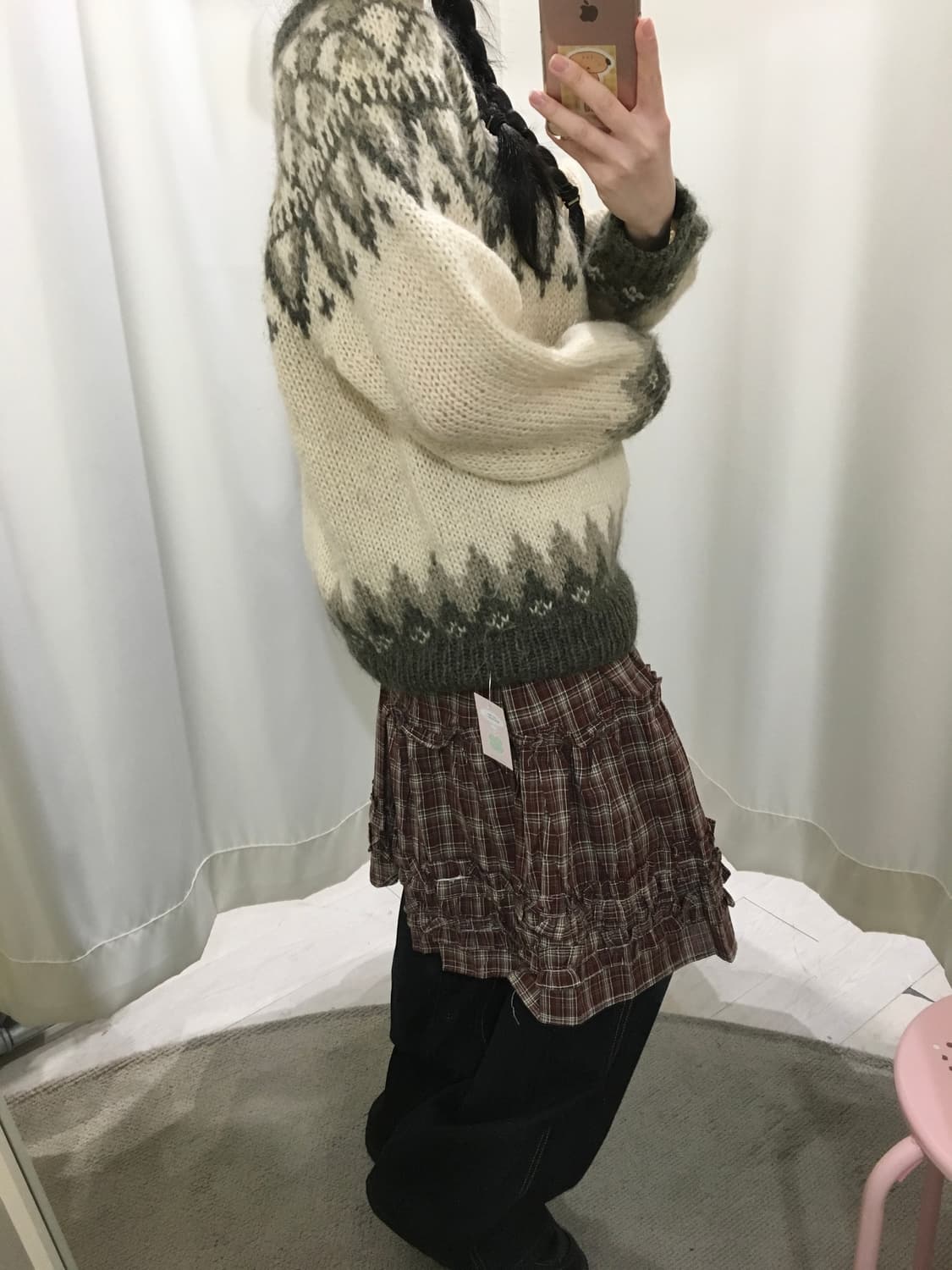 hand made nordic wool knit 상품이미지6