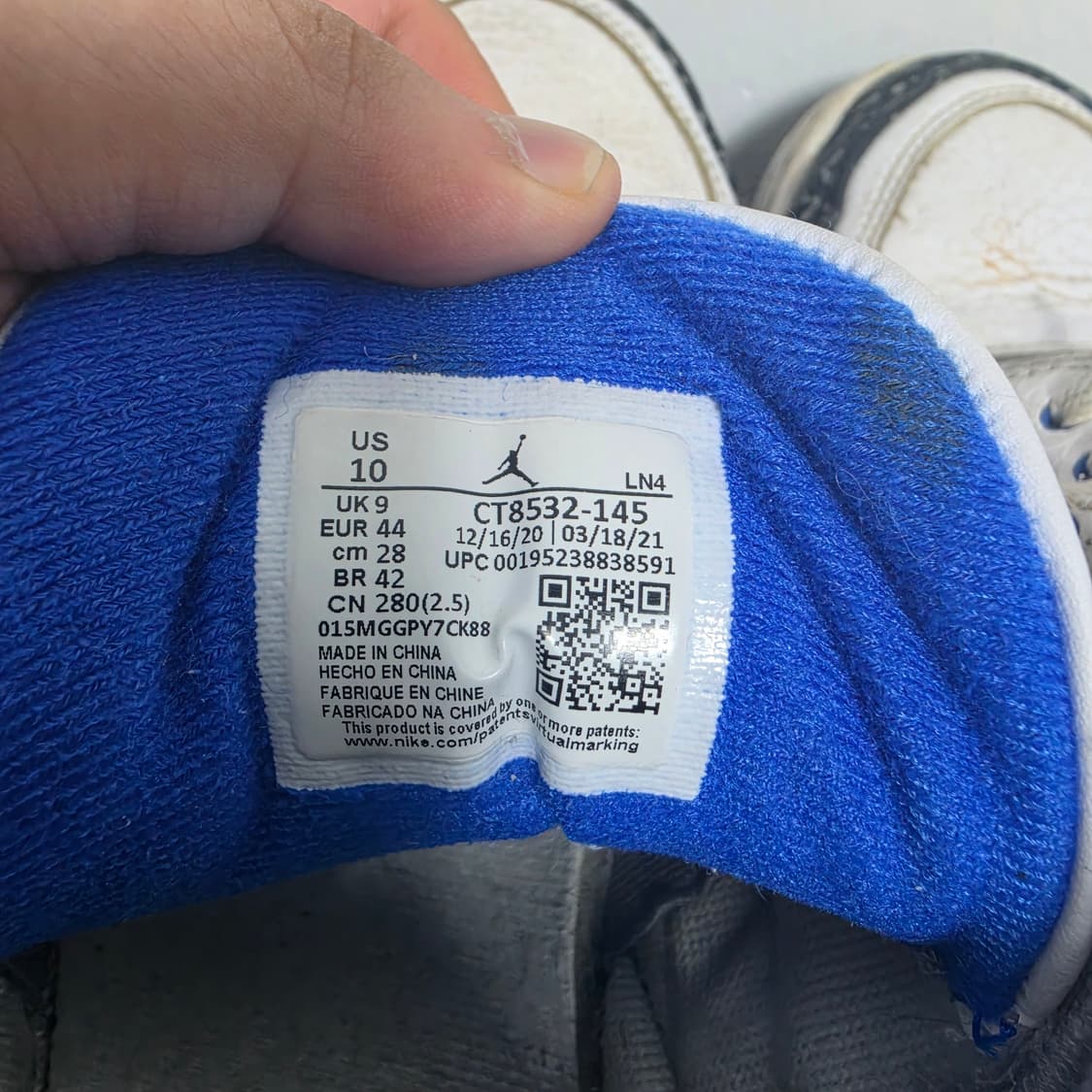 조던 3 레트로 레이서 블루 285 상품이미지4