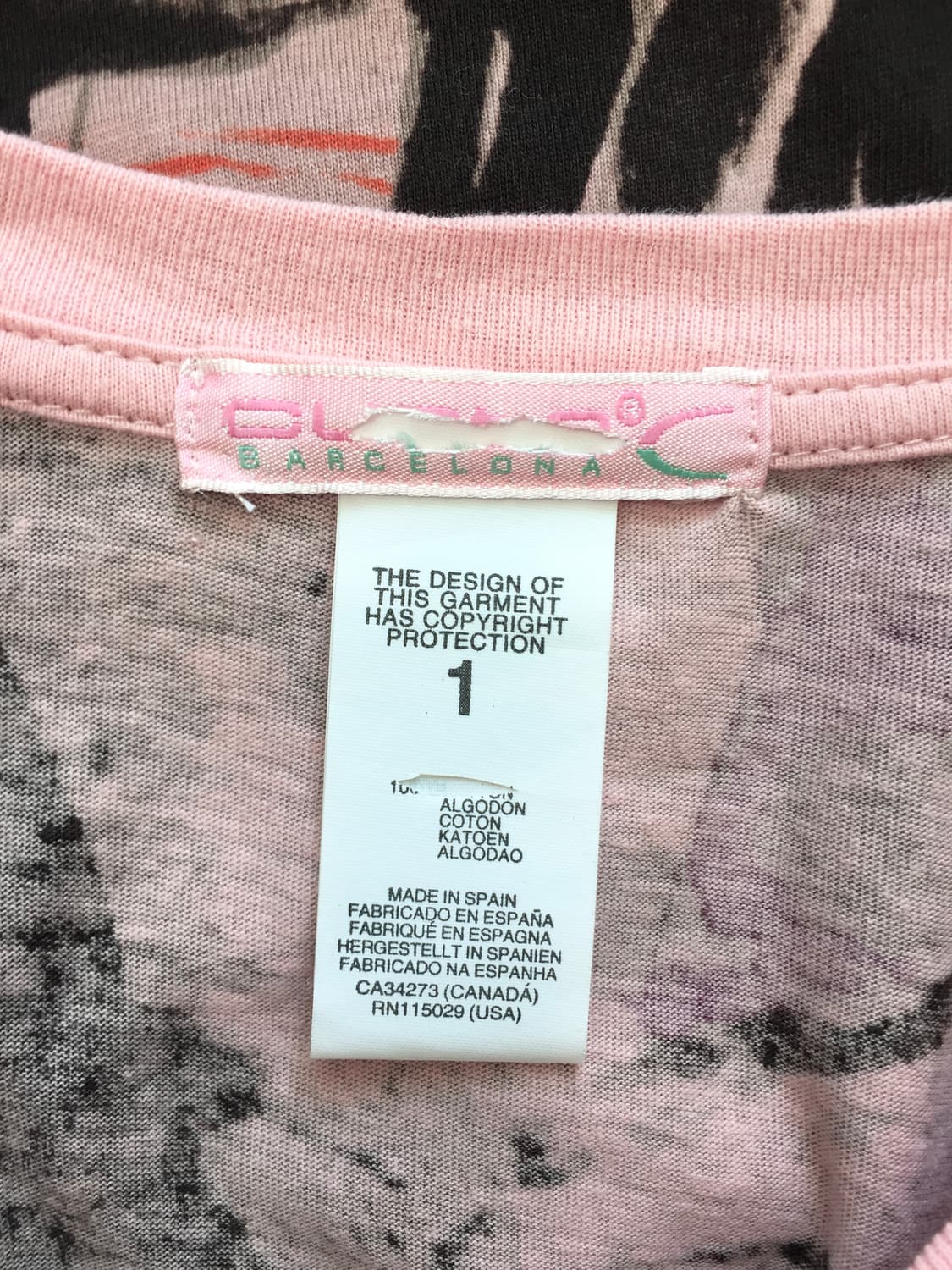 Spain Designer Slim pink top 상품이미지6