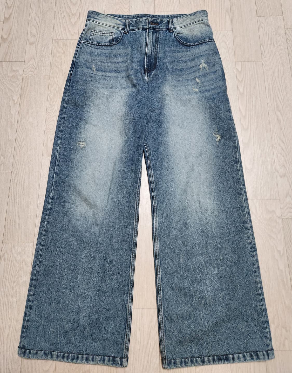 벨리에 트루와이드 데님팬츠 
빈티지 인디고 m 상품이미지3