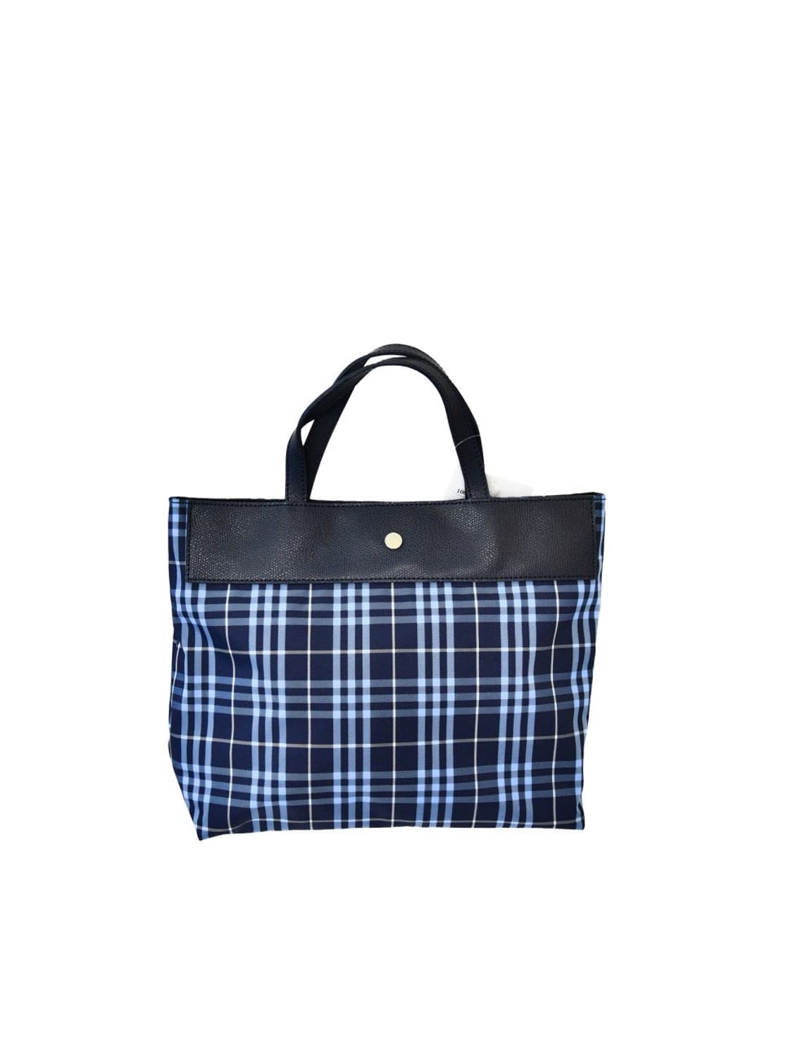 버버리 노바체크 네이비 토트백 (정품) 상품이미지2