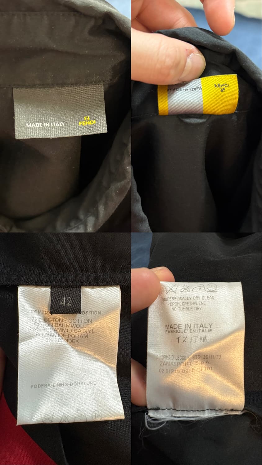 펜디 테일러드 슬림핏 반팔 셔츠 상품이미지9