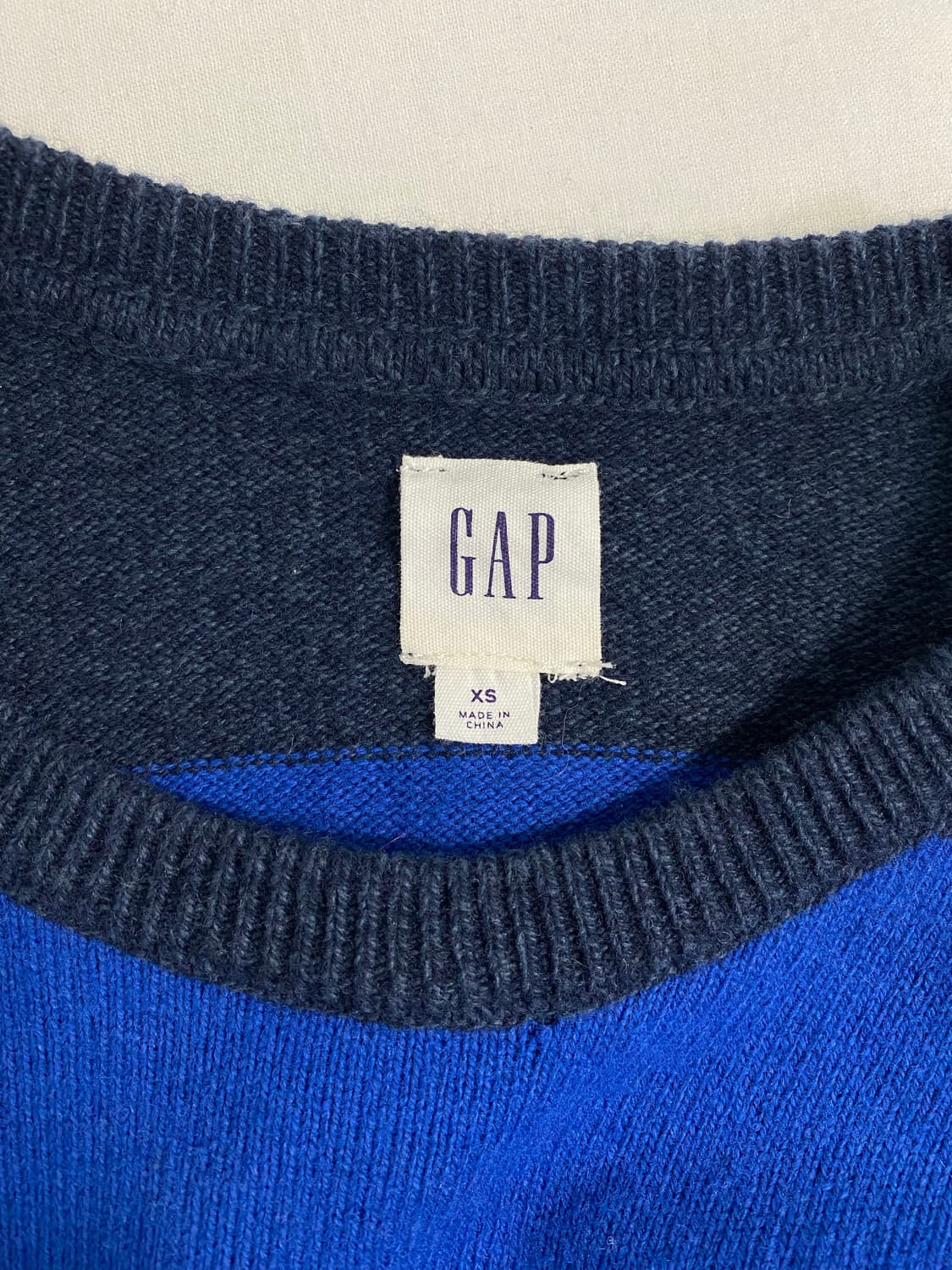갭 GAP 럭비 스트라이프 울 스웨터 니트 XS 상품이미지3