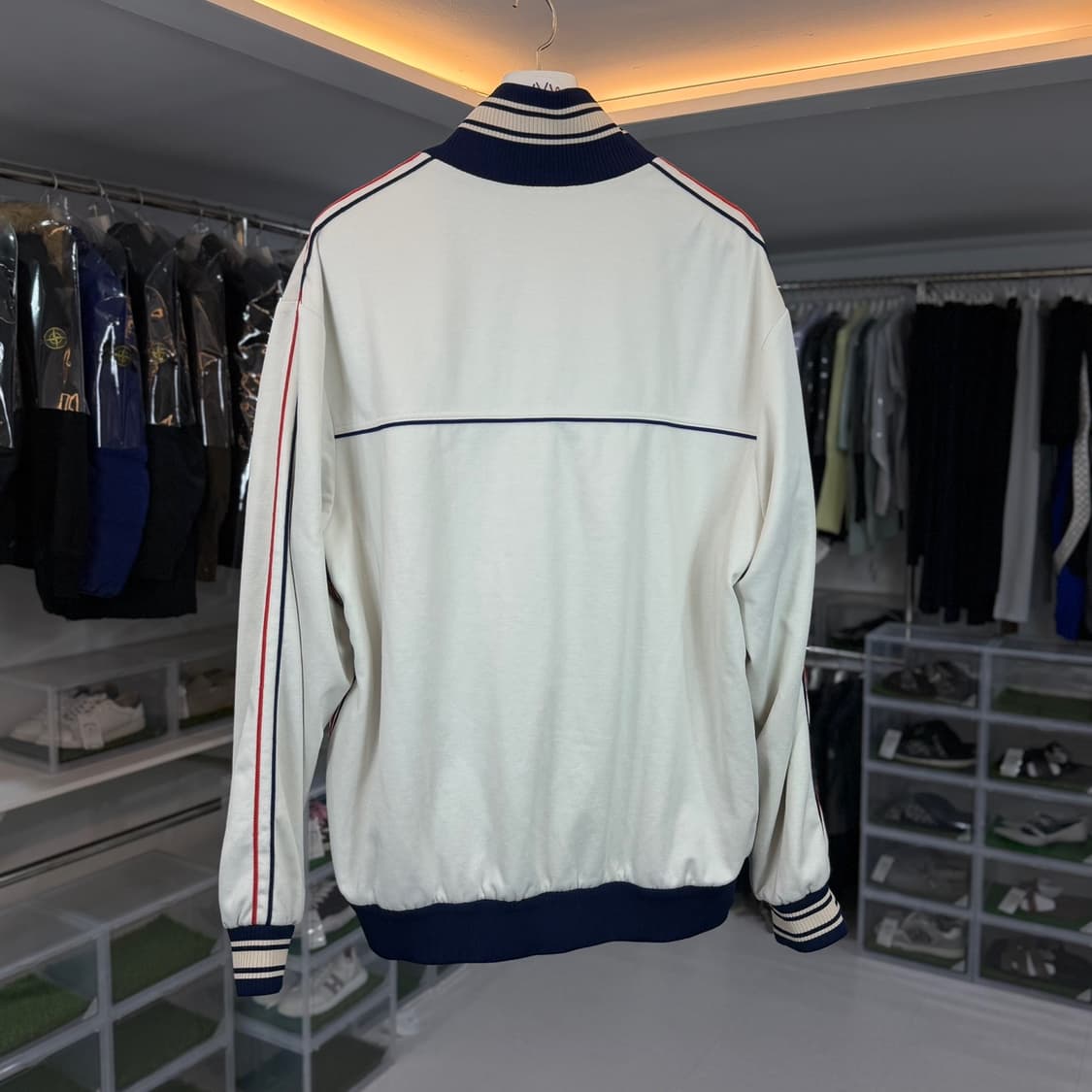 [정품] 구찌 테크니컬 스트라이프 저지 집업 (XL) 상품이미지2