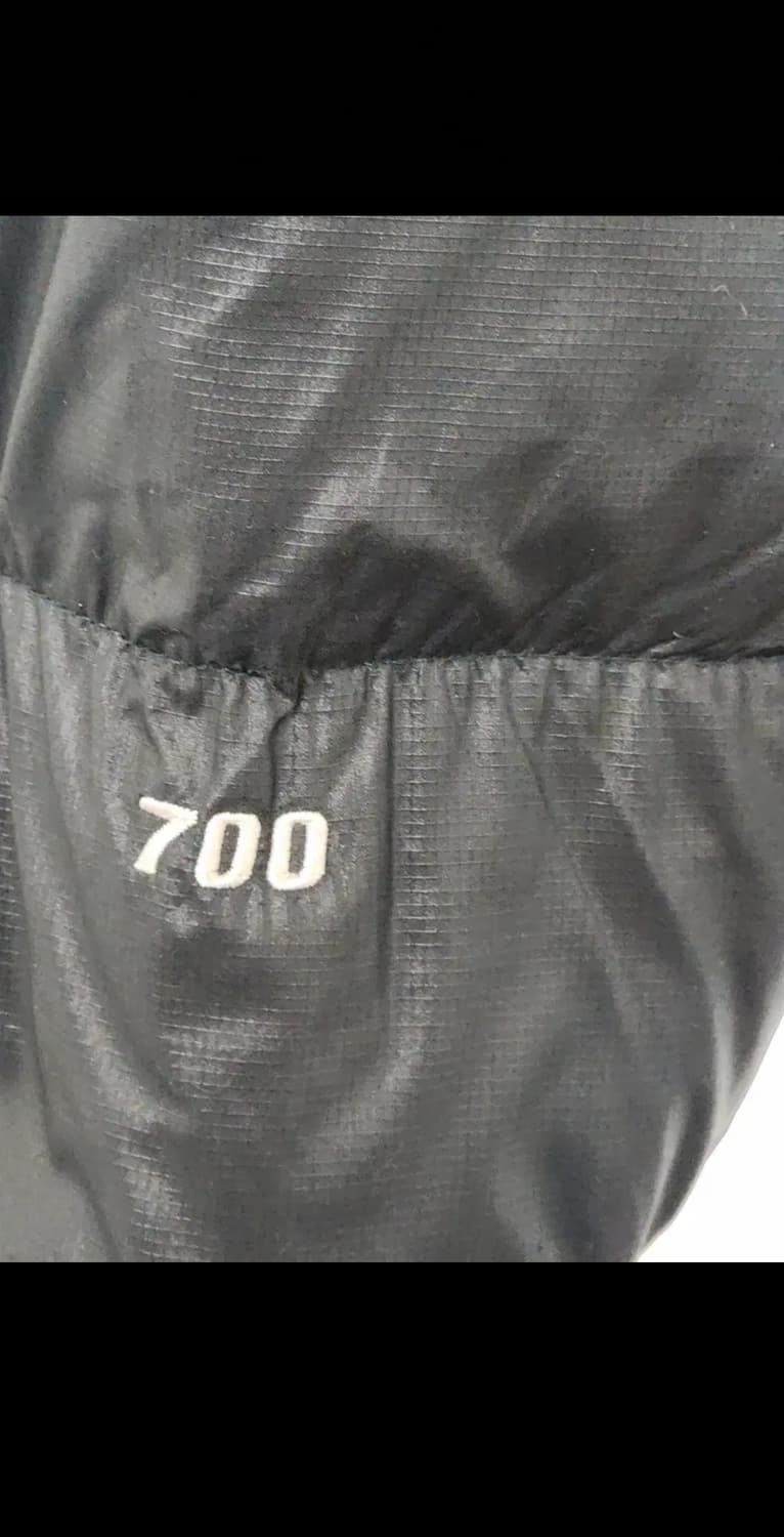 (M) 노스페이스 거위털 눕시패딩 점퍼 블랙 700 구스다운 자켓  상품이미지5