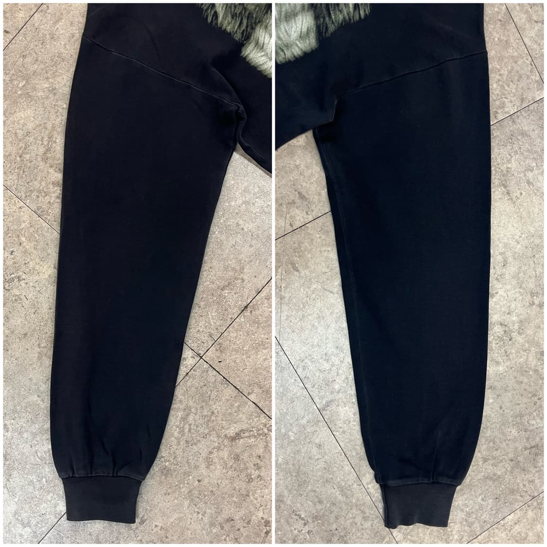 빈티지 울프 프린팅 긴팔티 블랙 XL #csz3661 상품이미지6