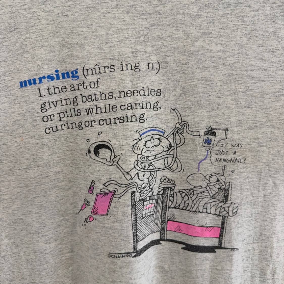 90s 헤인즈 싱글 스티치 반팔 티셔츠 상품이미지2