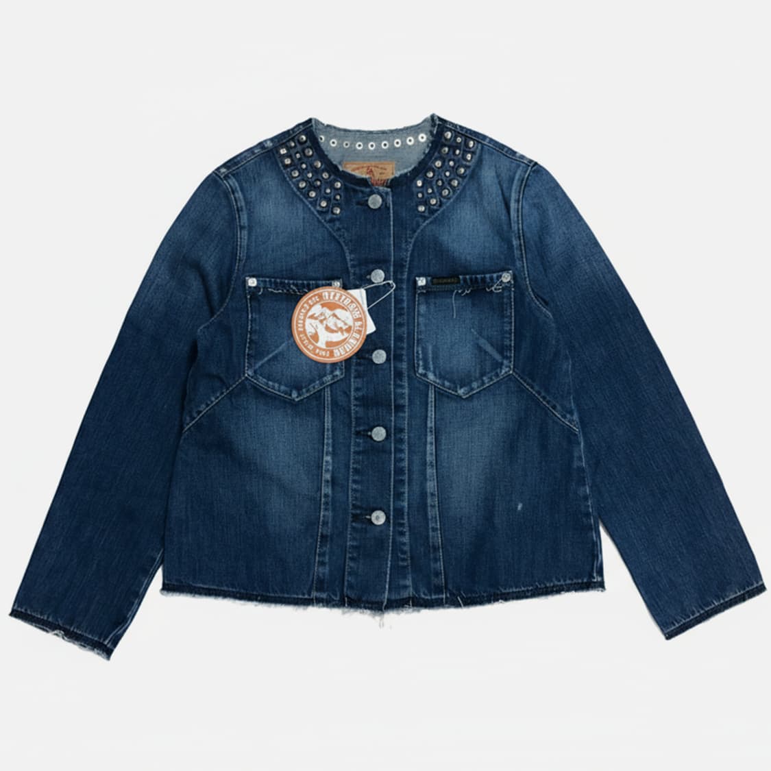 히스테릭글래머 프린지 스터드 데님자켓 S 상품이미지3