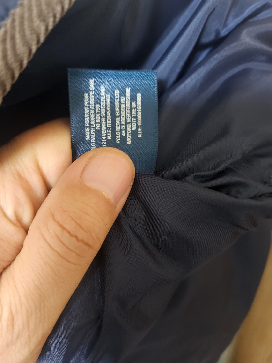폴로14-16퀄링자켓(실사95-100) 새상품 같은 컨디션 상품이미지7