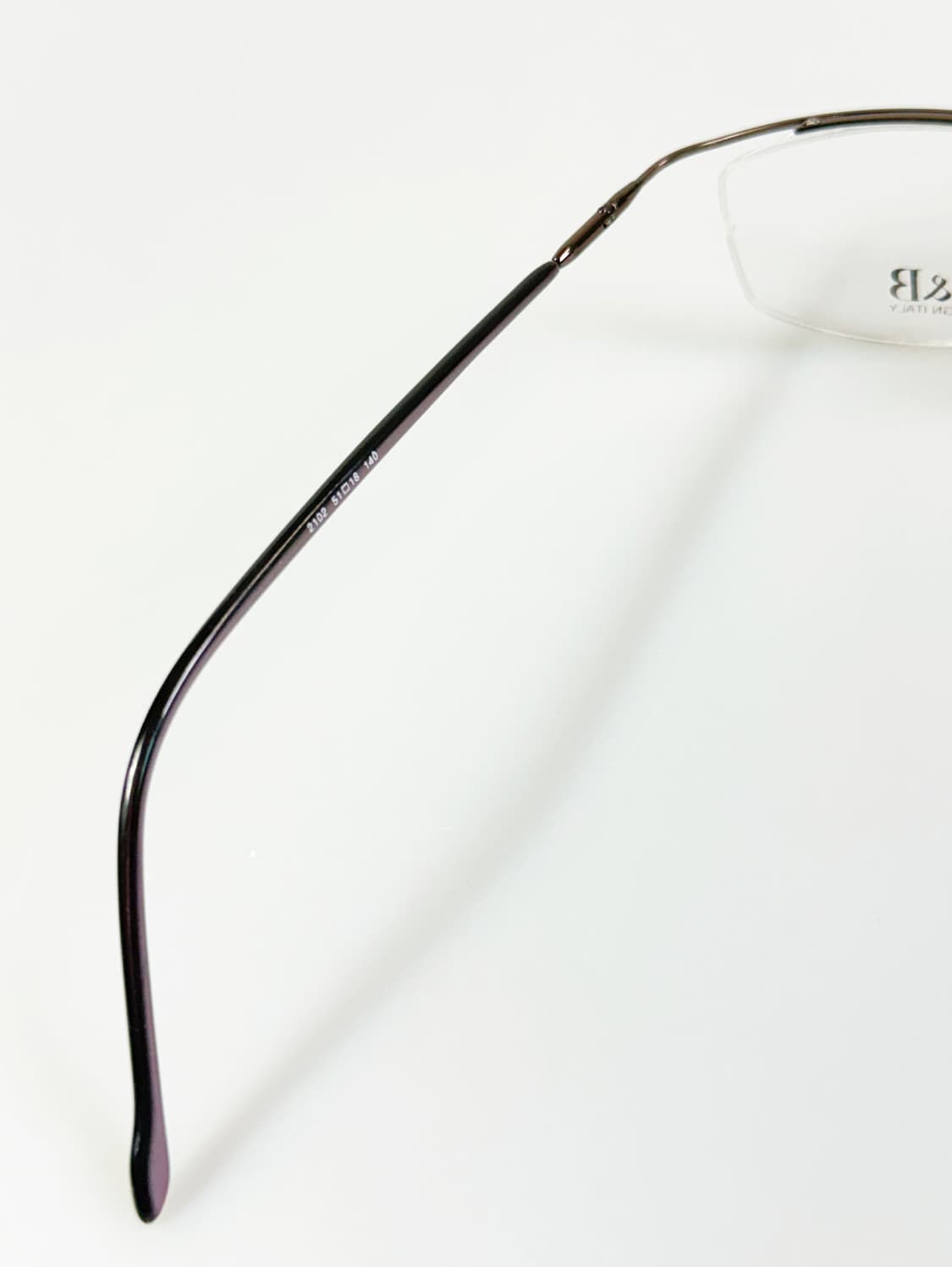 R&B EYEWEAR 반무테 스퀘어 메탈 빈티지 안경 상품이미지7