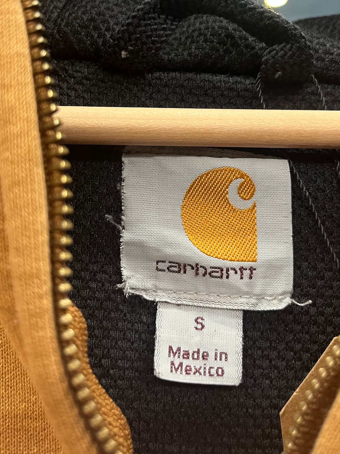 칼하트 브라운 써멀 후드집업 상품이미지5