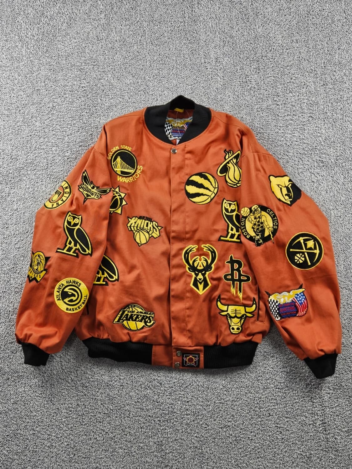 JH 리메이크 NBA콜라주 올팀 패치 레이싱 자켓 ( L ) /11220 상품이미지2