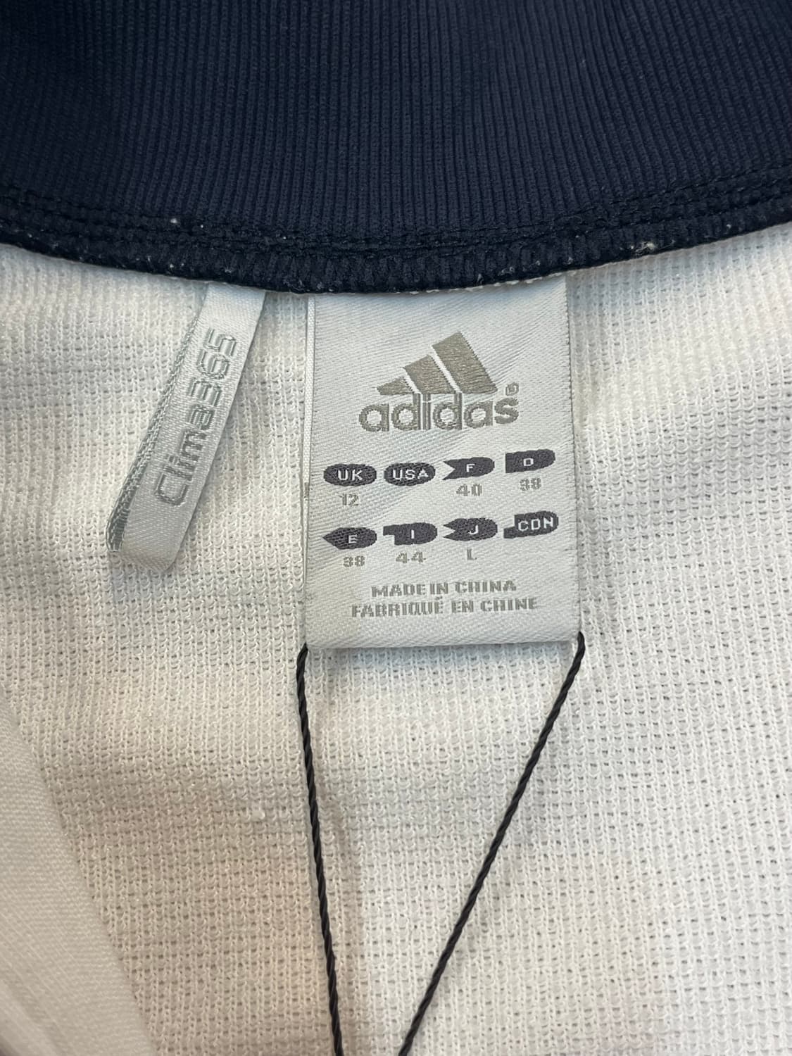 아디다스 배색 져지 네이비 L #csz2027 상품이미지4