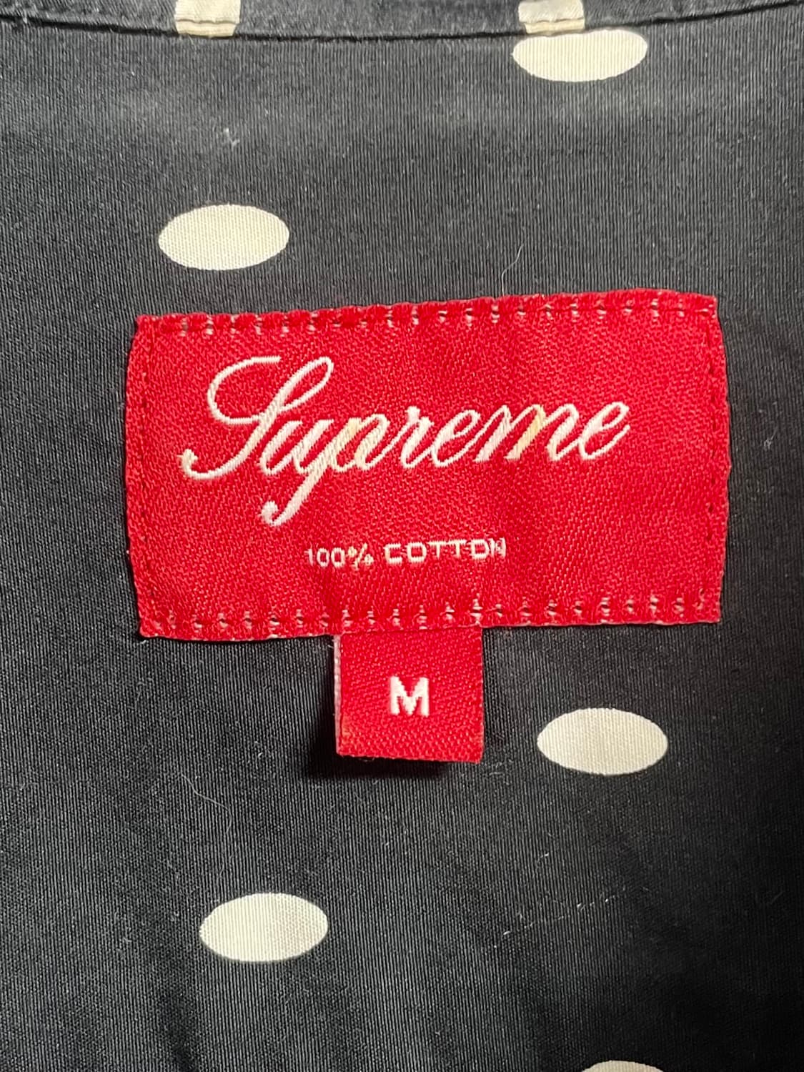 슈프림 도트무늬 오픈카라 셔츠 (on.605) 상품이미지5