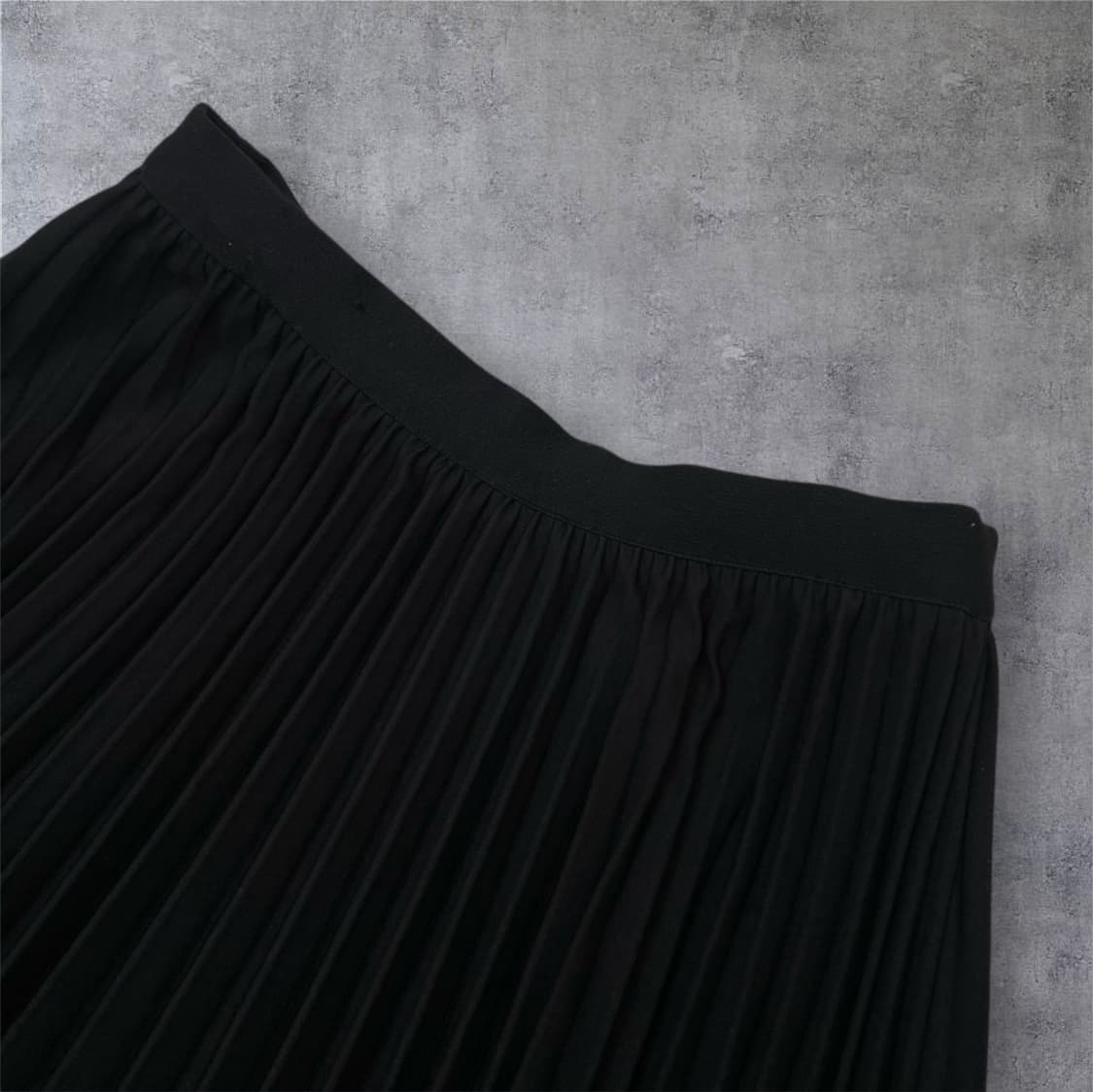 발렌티노 Valentino 블랙 벨트 디테일 플리츠 롱 스커트 S 상품이미지9