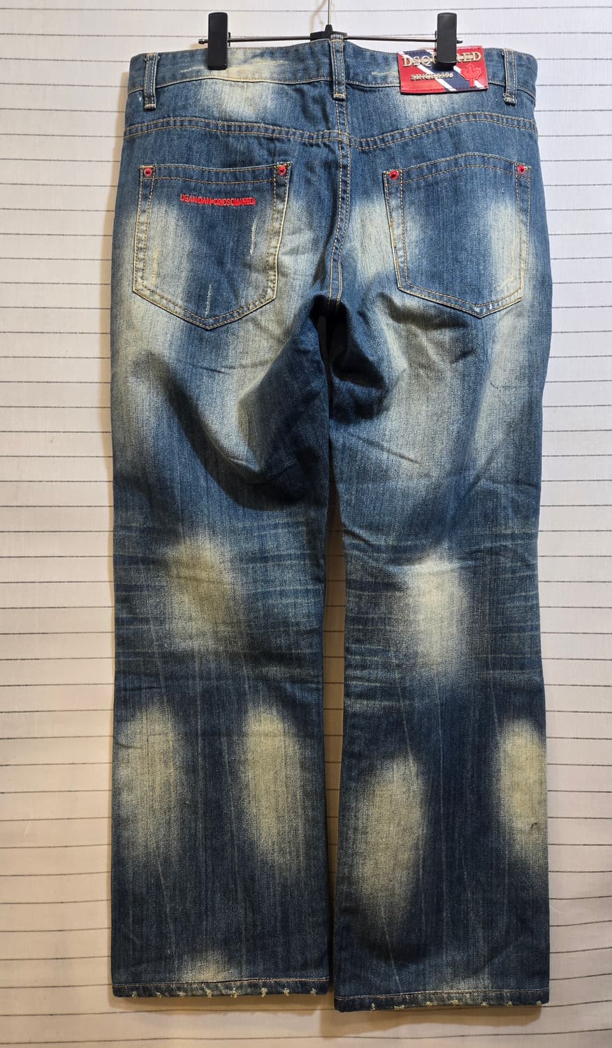 디스퀘어드워싱 데님 와이드 상품이미지10