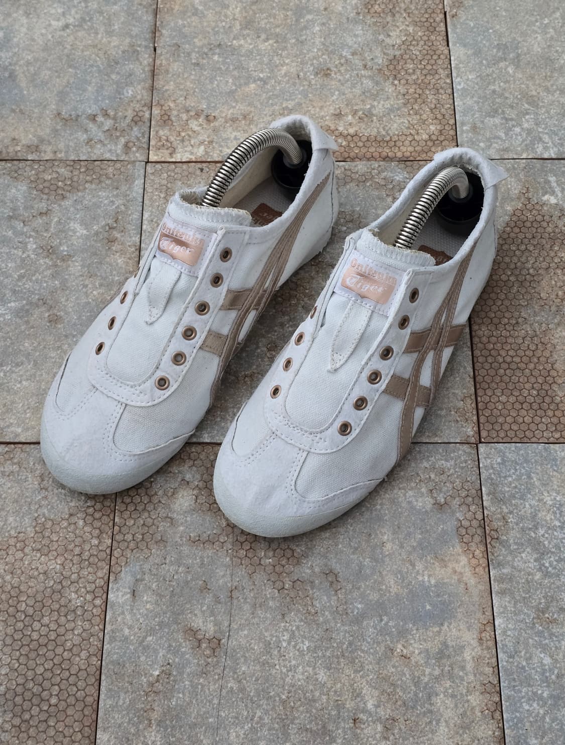 (230)오니츠카타이거 멕시코 66 슬립온 로즈 골드 상품이미지1