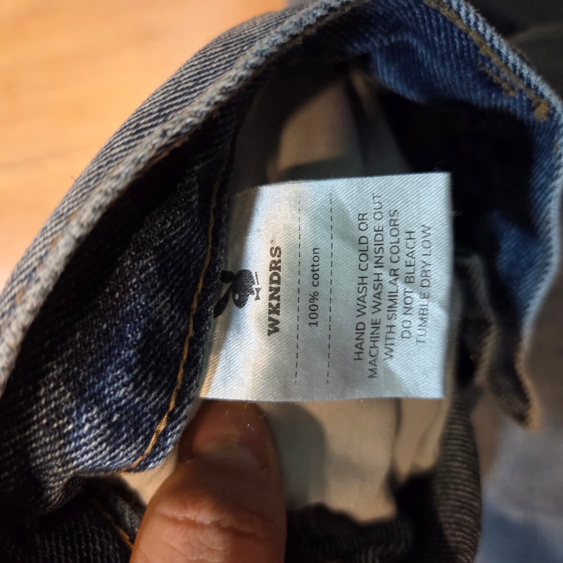위캔더스 X 플레이보이 콜라보 데님 팬츠 (L) 상품이미지6