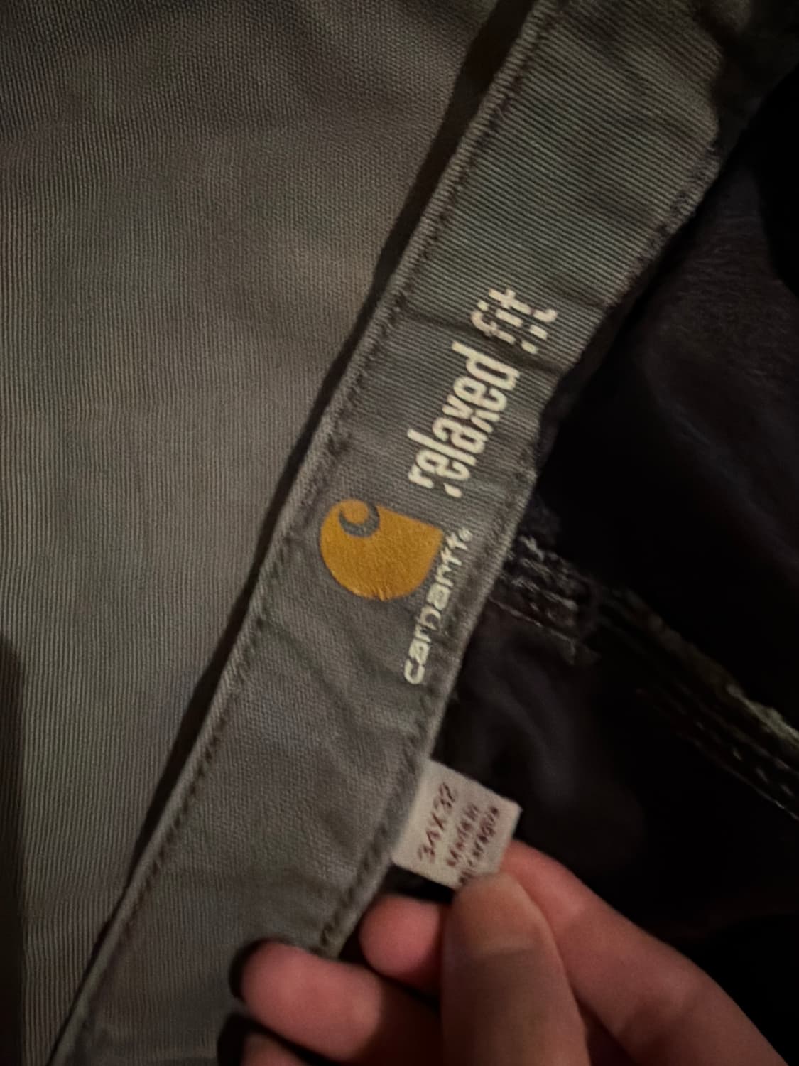 Carhartt 칼하트 워크팬츠 그레이 상품이미지4