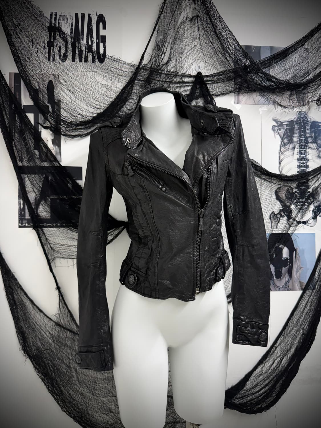 Buckaroo detailed leather jacket 상품이미지2