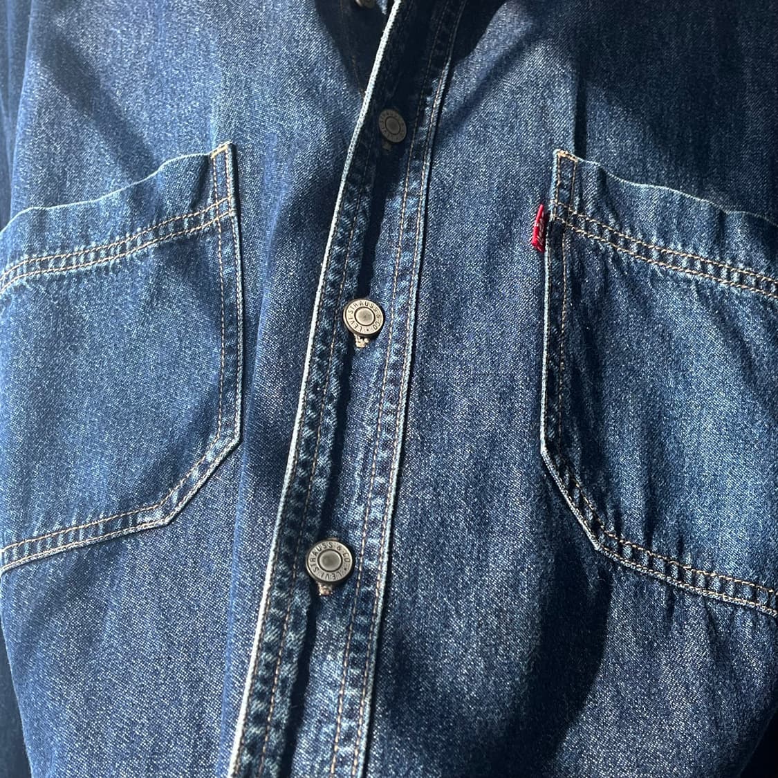 Levis 리바이스 레드탭 데님 셔츠 L 상품이미지4