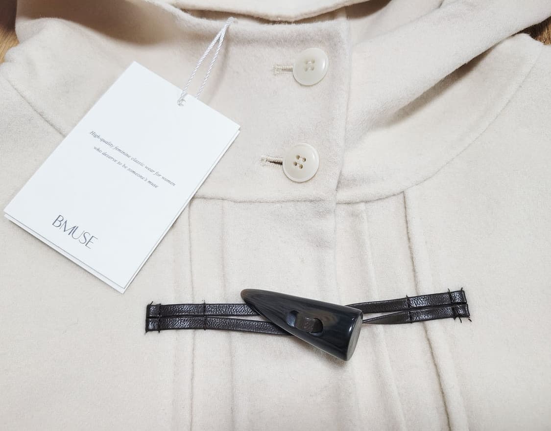 비뮤즈(B.MUSE) 베뉴엣 코지더플코트 프리사이즈 새상품 상품이미지4