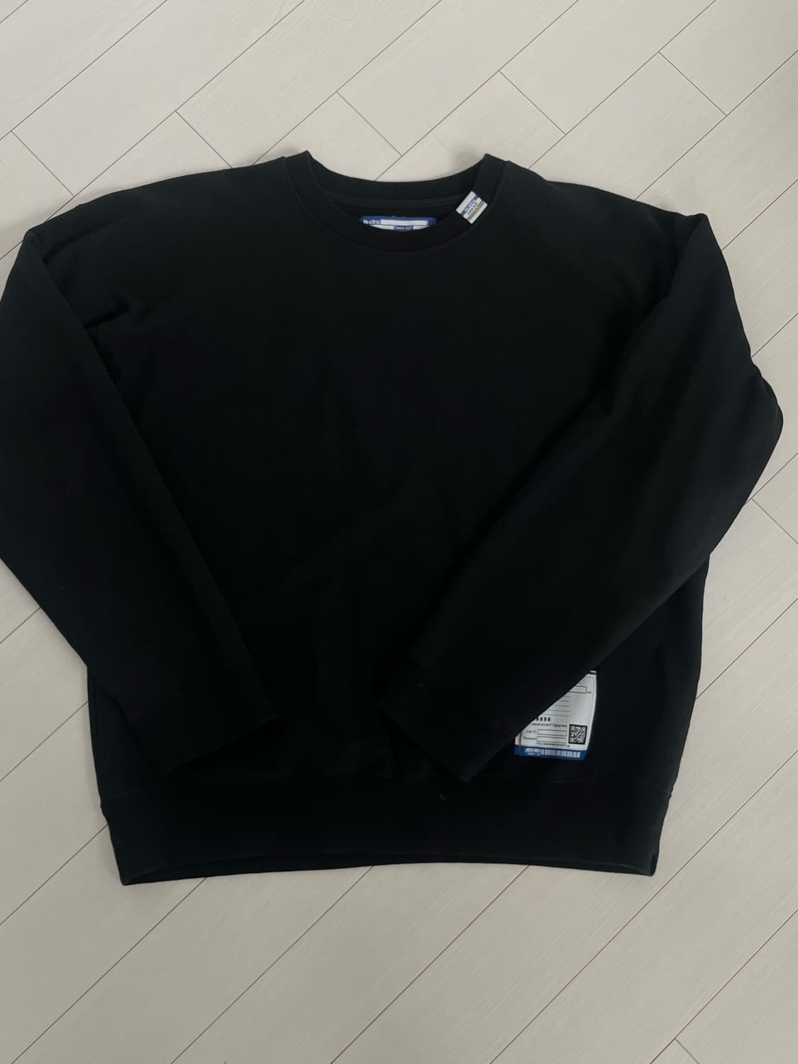 MMY 메종 미하라야스히로 맨투맨 블랙 44  상품이미지2