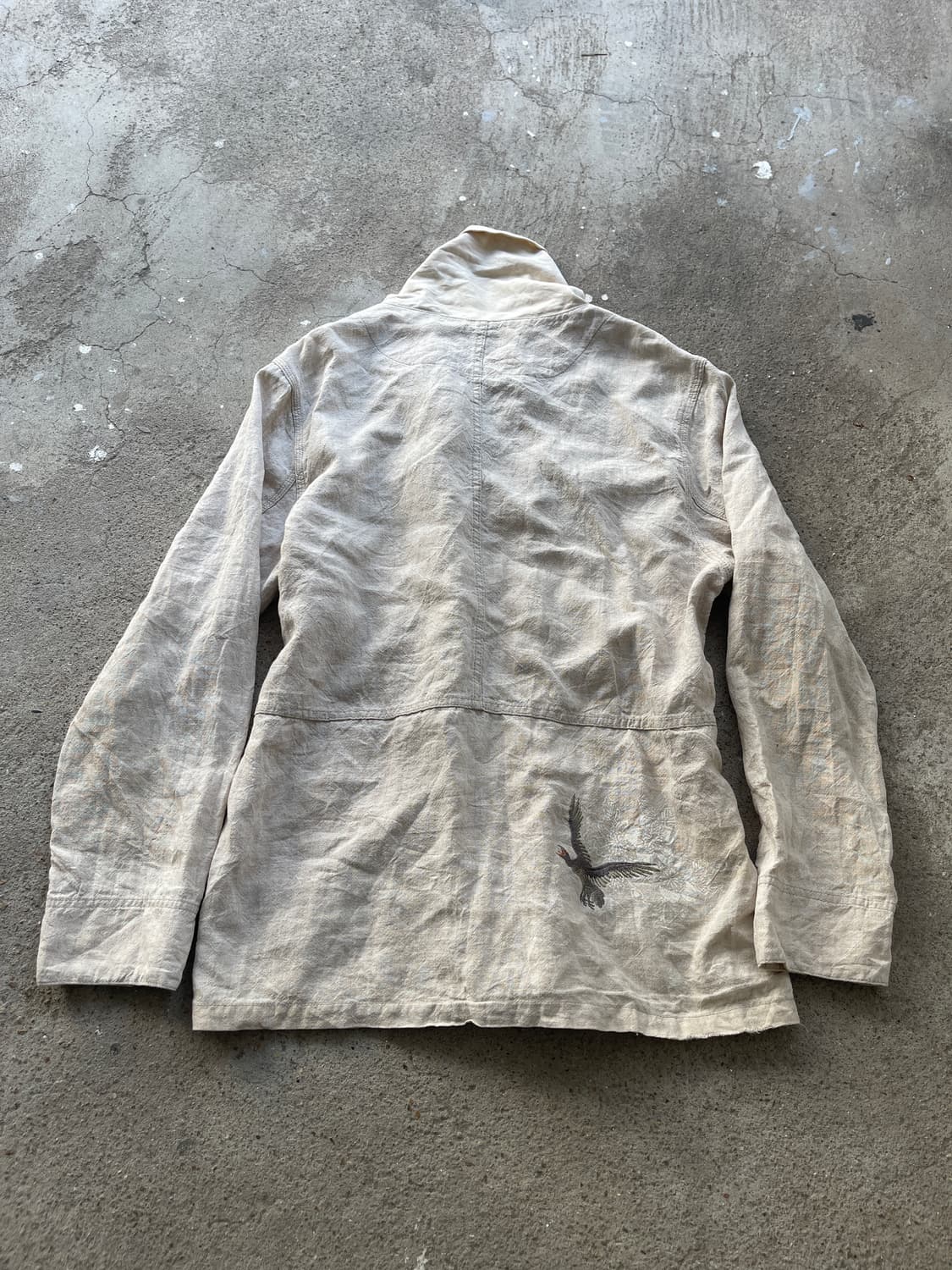 (Unknown)collar scarf linen jacket 상품이미지6