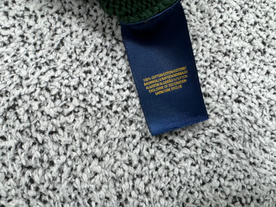 폴로 랄프로렌 빅포니 반집업 니트 상품이미지4