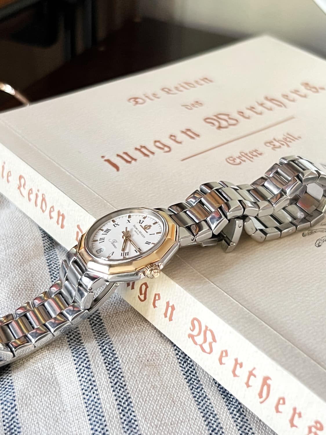 BAUME & MERCIER 보메 메르시에 리비에라 18k골드 콤비 시계 상품이미지5