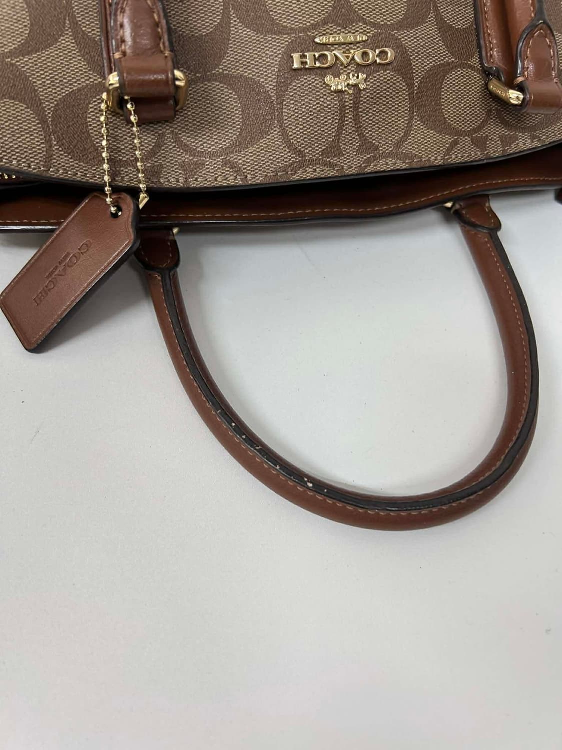 코치 투웨이 시그니처 체인 스트랩 크로스백 숄더 토트백 상품이미지7