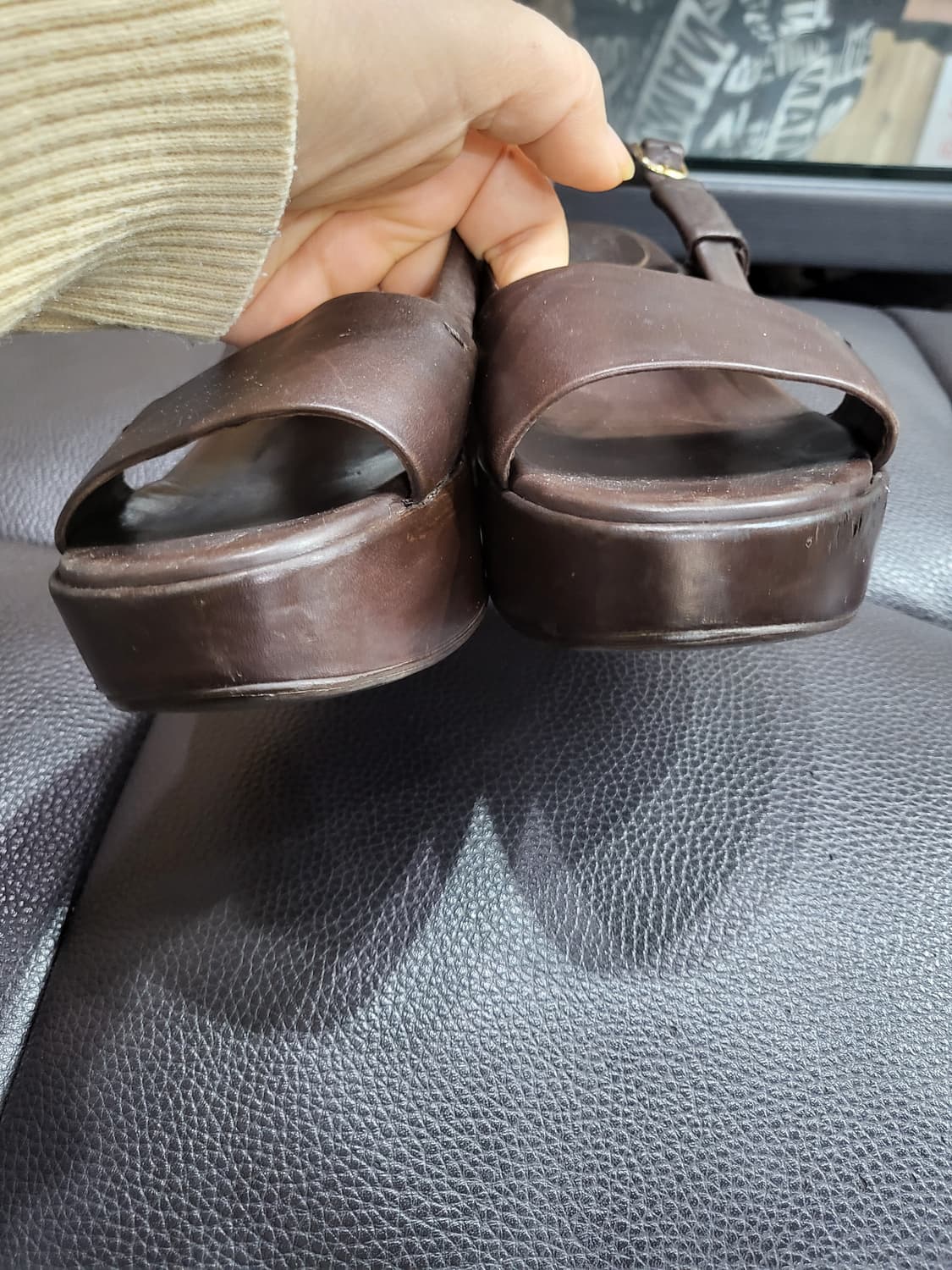 막스마라 스드랩 샌들 상품이미지5