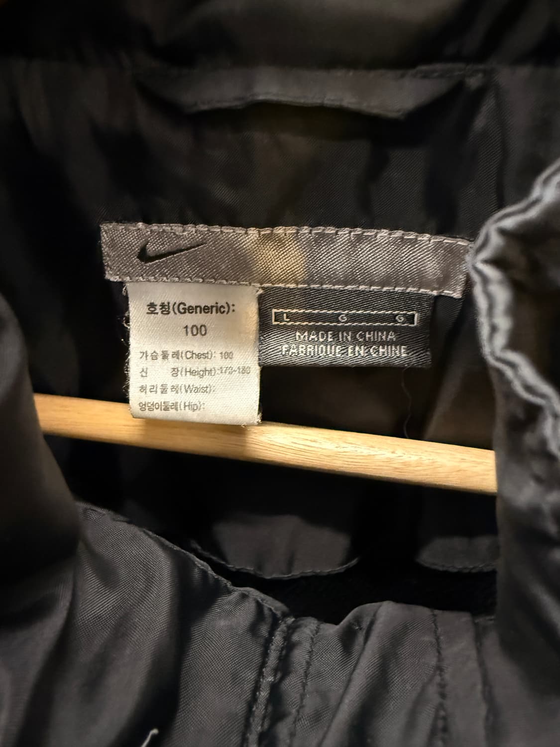 나이키 스우시 블랙 바람막이 상품이미지5