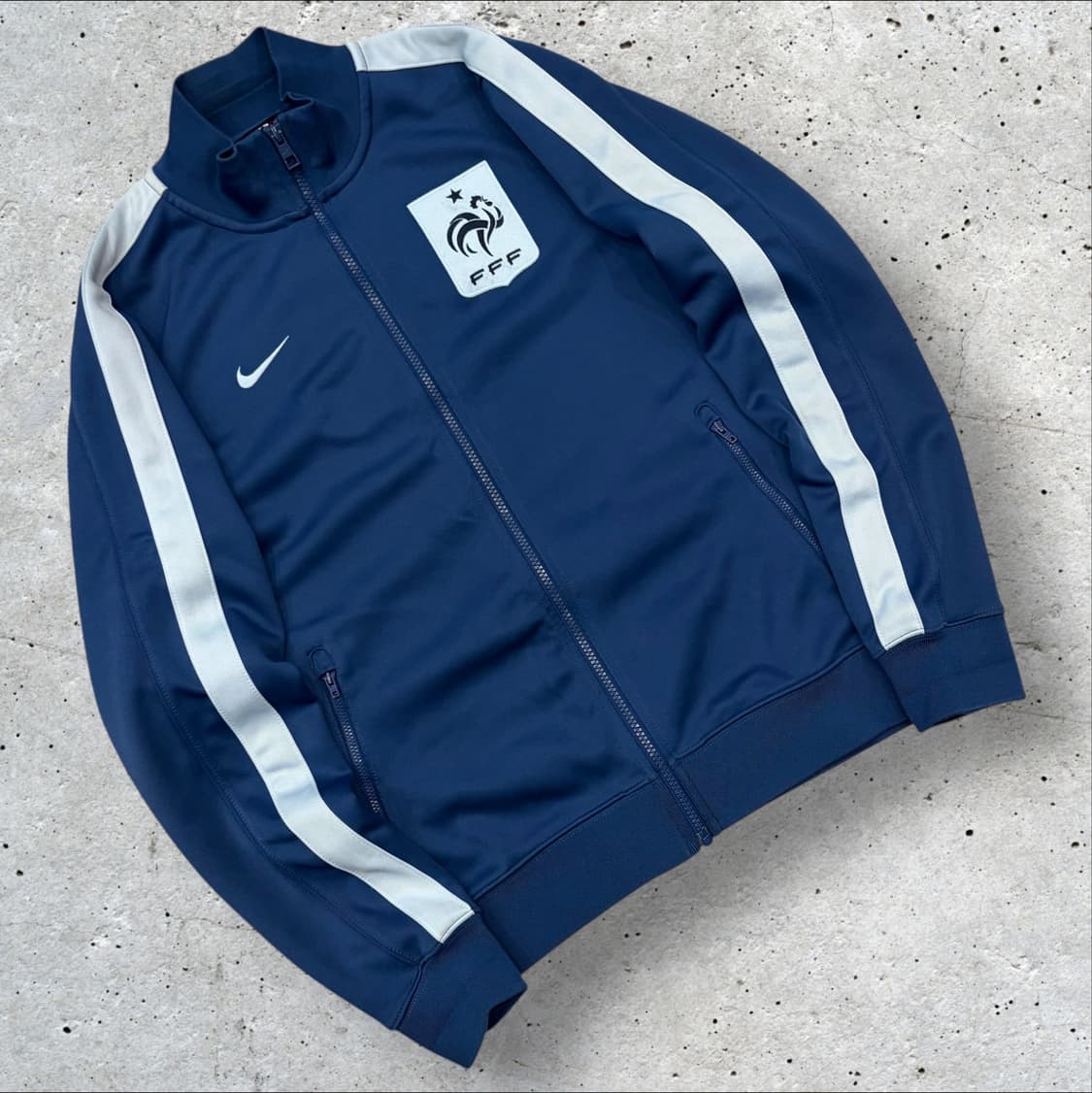 [M] 나이키 프랑스 FFF 트랙 자켓 져지 네이비 C978 상품이미지1