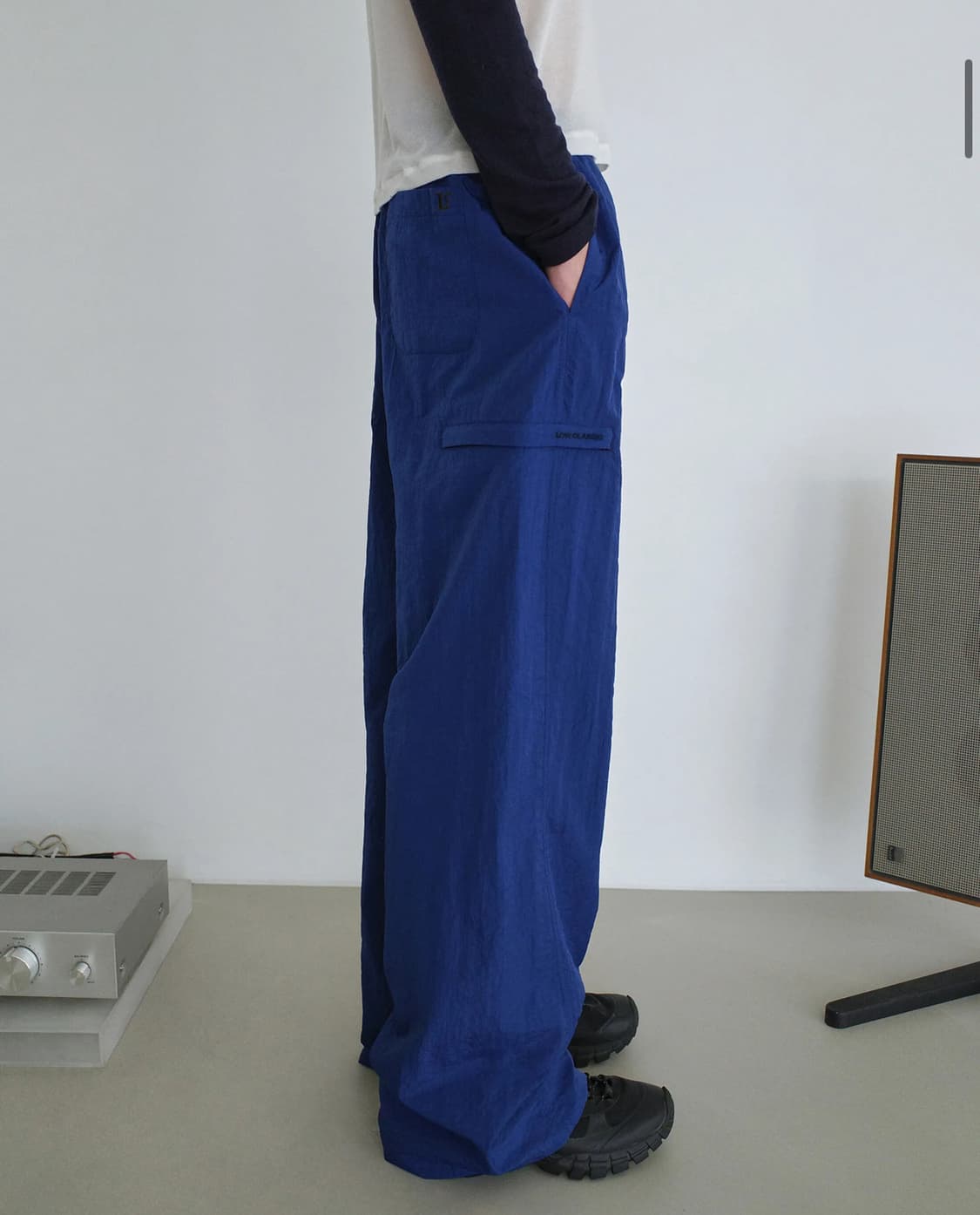 lc side pocket nylon banding pants  상품이미지2