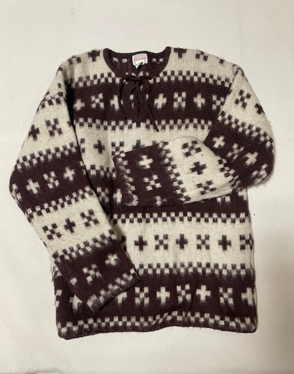 BEAMS WOOL NORDIC Sweater 상품이미지7