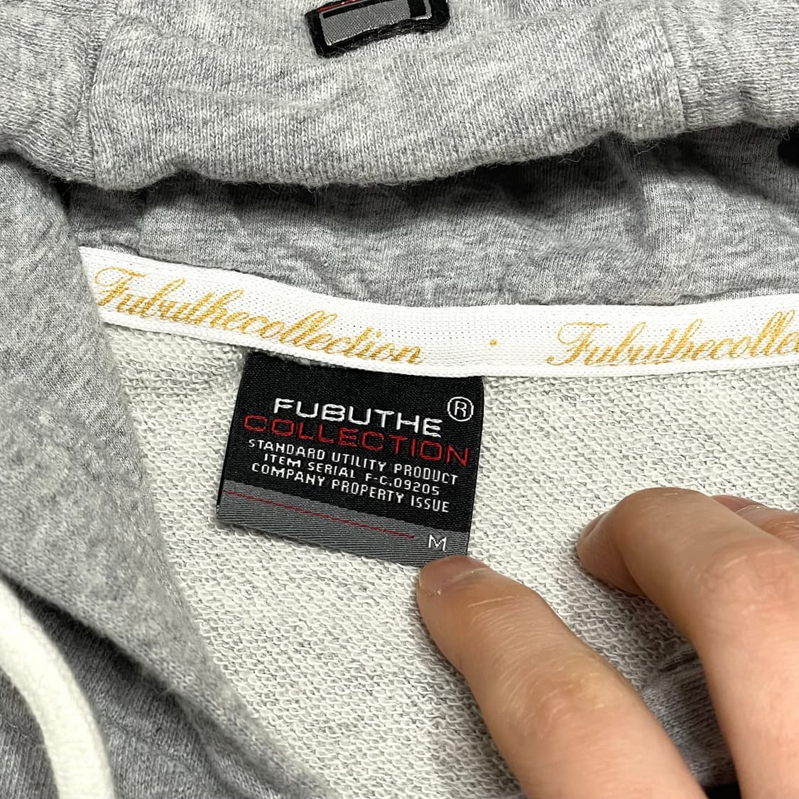 푸부더콜렉션 그레이 후드집업 여성M  상품이미지4